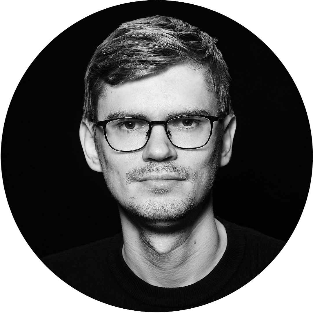 Profilbild Dimitrij Böhm in schwarzweiß